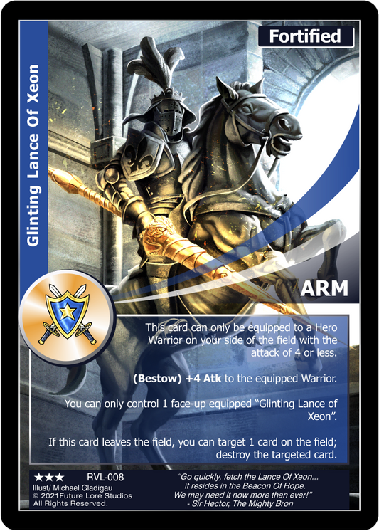 Glinting Lance Of Xeon (Rare) RVL-008