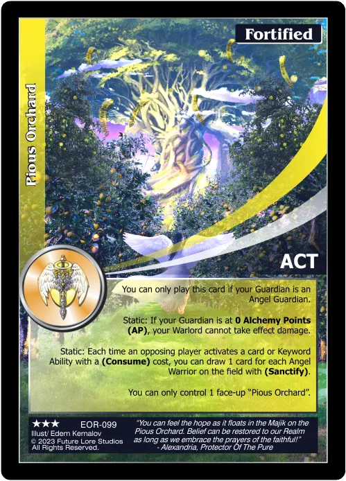 Pious Orchard (Rare) EOR-099