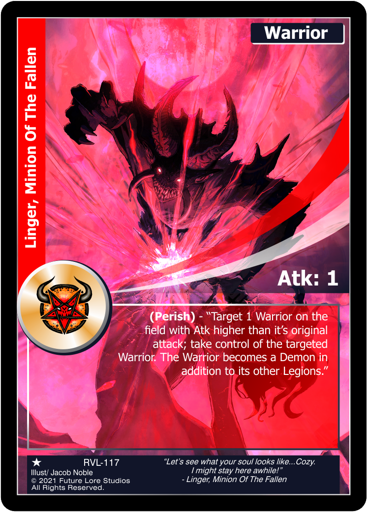 Linger, Minion Of The Fallen (Common) RVL-117