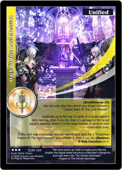 Oath To The Lost Messiah (Rare) EOR-104