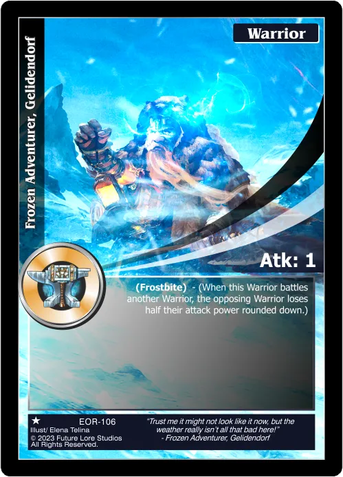 Frozen Adventurer, Gelidendorf (Common) EOR-106