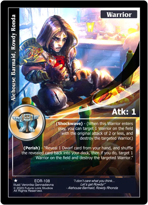 Alehouse Barmaid, Rowdy Ronda (Common) EOR-108