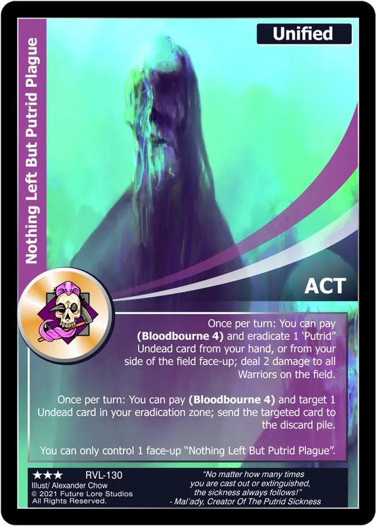 Nothing Left But Putrid Plague (Rare) RVL-130