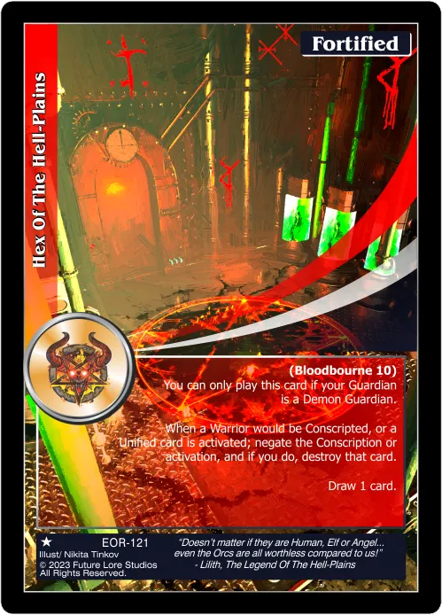 Hex Of The Hell-Plains (Common) EOR-121