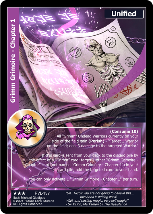 Grimm Grimoire - Chapter 1 (Rare) RVL-137