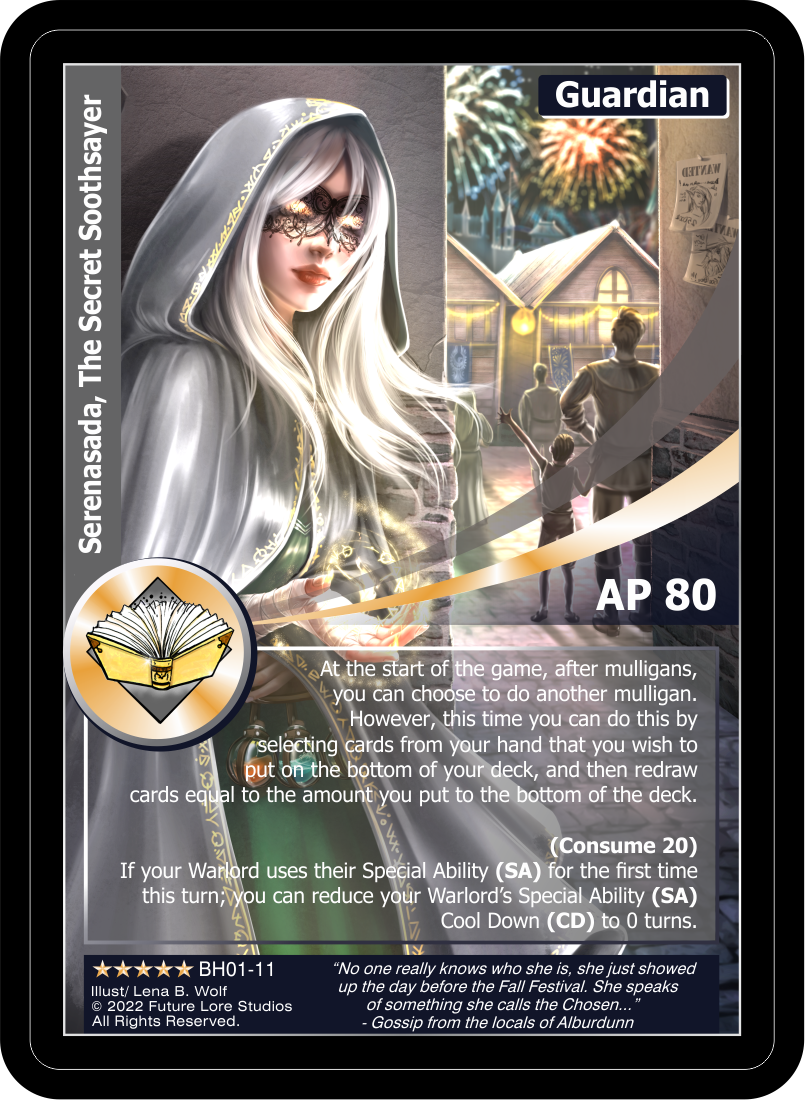Serenasada, The Secret Soothsayer (Exalted) BH01-11