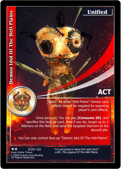 Demon Idol Of The Hell-Plains (Uncommon) EOR-123