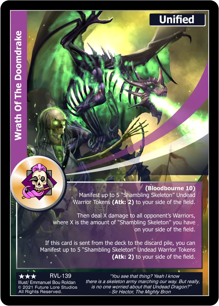 Wrath Of The Doomdrake (Rare) RVL-139