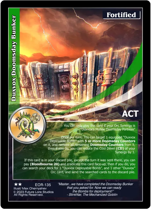 Duxvox Doomsday Bunker (Uncommon) EOR-135