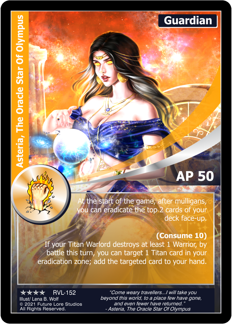 Asteria, The Oracle Star Of Olympus (Renown) RVL-152