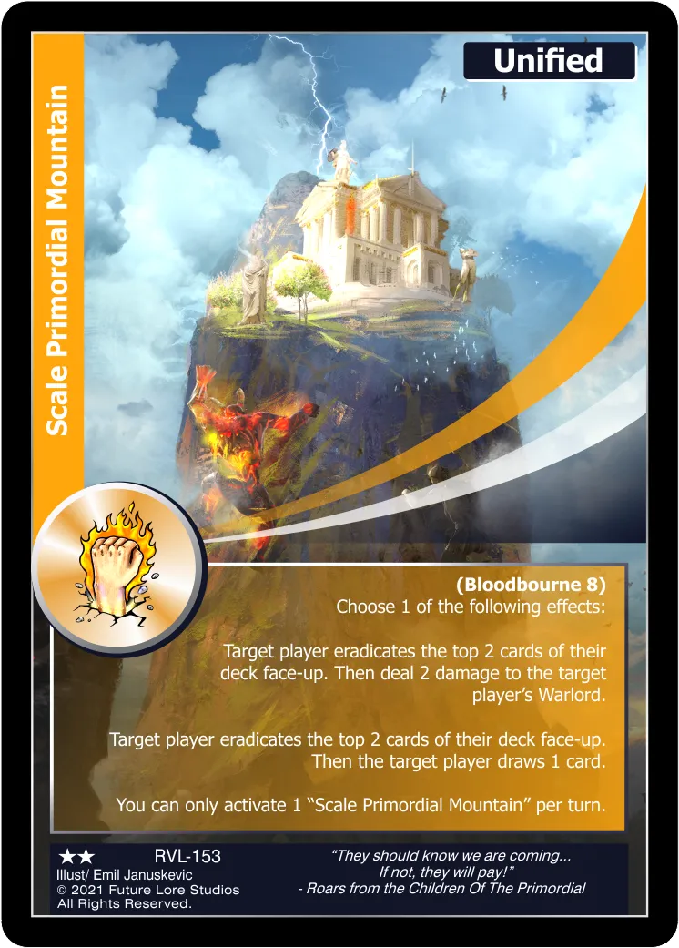 Scale Primordial Mountain (Uncommon) RVL-153