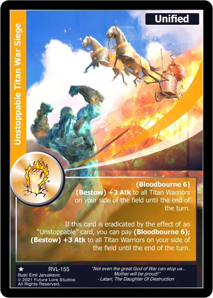 Unstoppable Titan War Siege (Common) RVL-155
