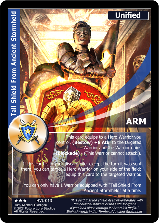 Tall Shield From Ancient Stormheld (Rare) RVL-013
