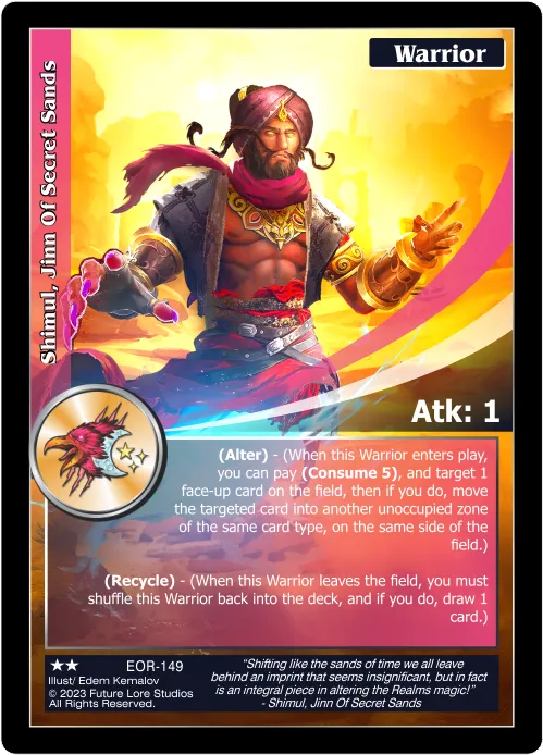 Shimul, Jinn Of Secret Sands (Uncommon) EOR-149