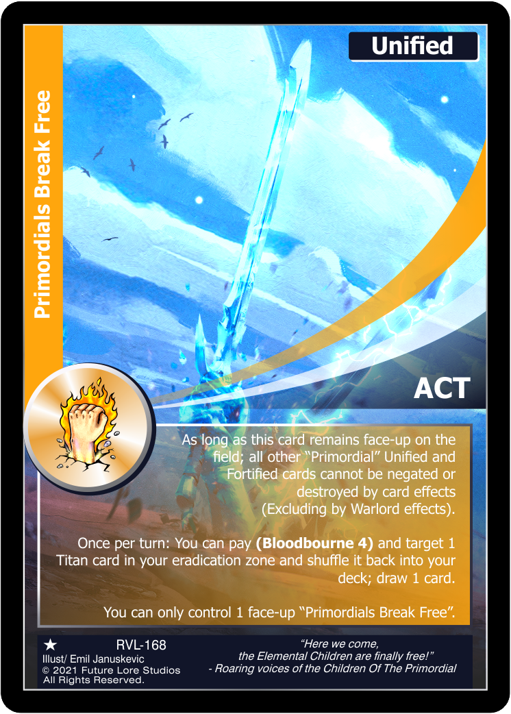 Primordials Break Free (Common) RVL-168