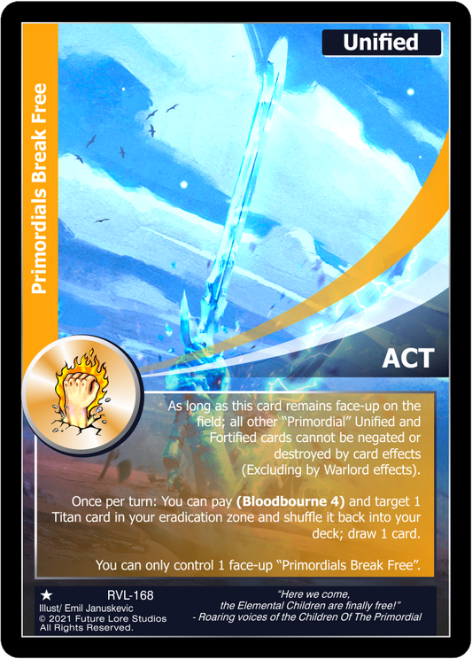 Primordials Break Free (Common) RVL-168