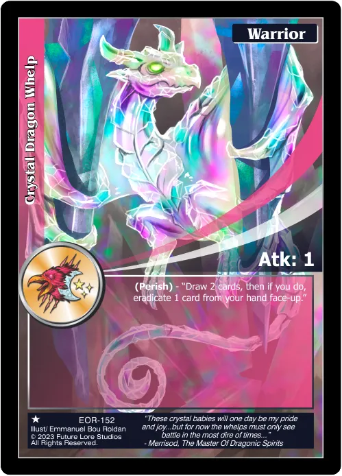 Crystal Dragon Whelp (Common) EOR-152