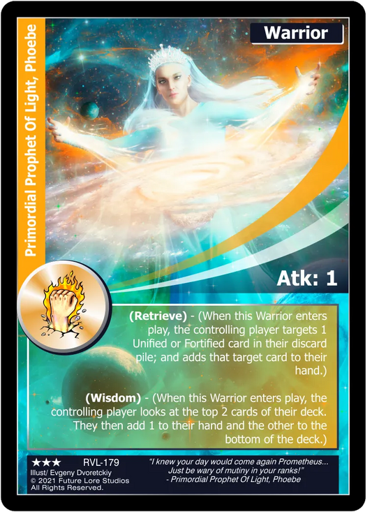 Primordial Prophet Of Light, Phoebe (Rare) RVL-179