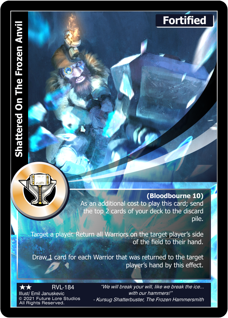 Shattered On The Frozen Anvil (Uncommon) RVL-184