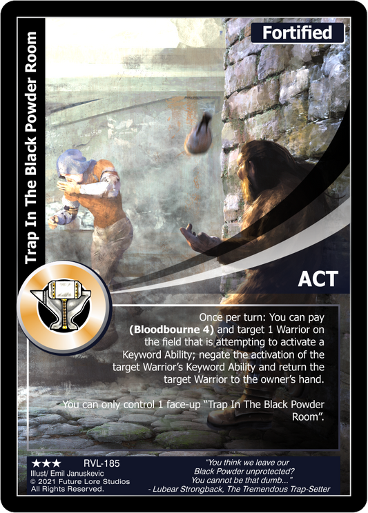 Trap In The Black Powder Room (Rare) RVL-185
