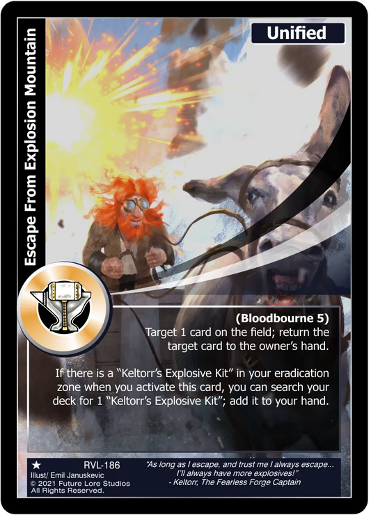 Escape From Explosion Mountain (Common) RVL-186