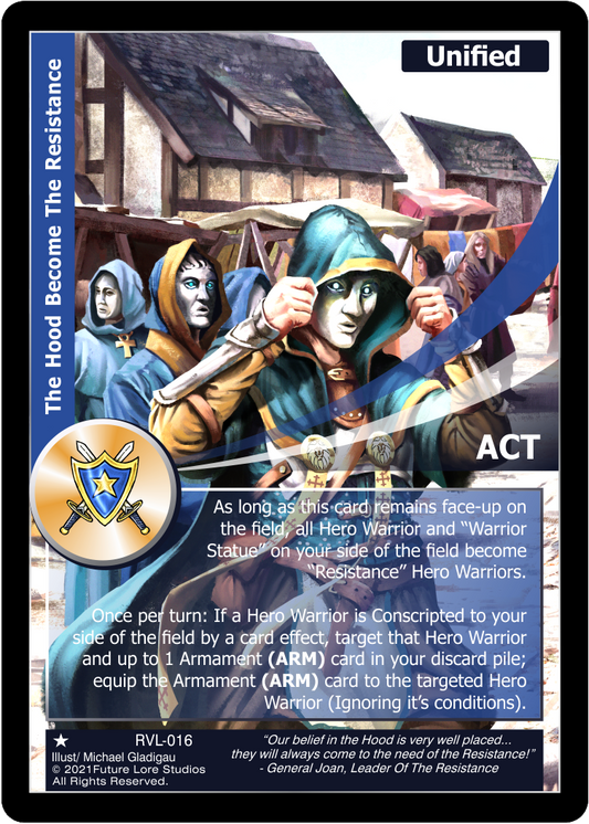 The Hood Become The Resistance (Common) RVL-016