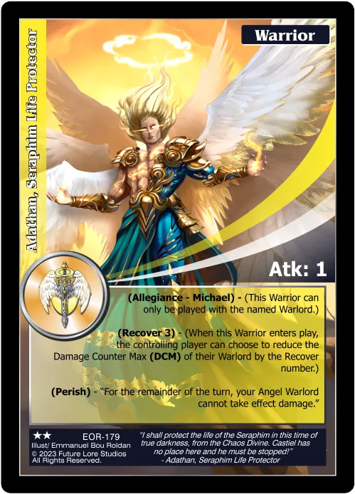 Adathan, Seraphim Life Protector (Uncommon) EOR-179