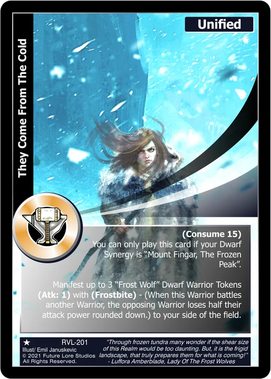 They Come From The Cold (Common) RVL-201