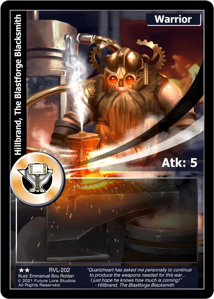 Hillbrand, The Blastforge Blacksmith (Uncommon) RVL-202