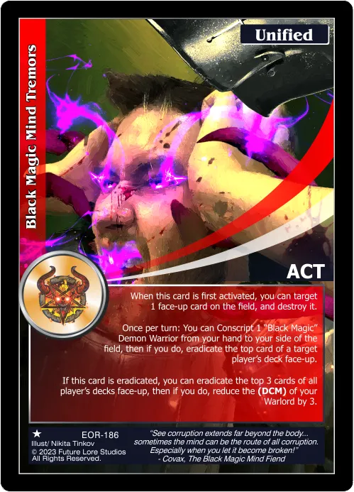Black Magic Mind Tremors (Common) EOR-186