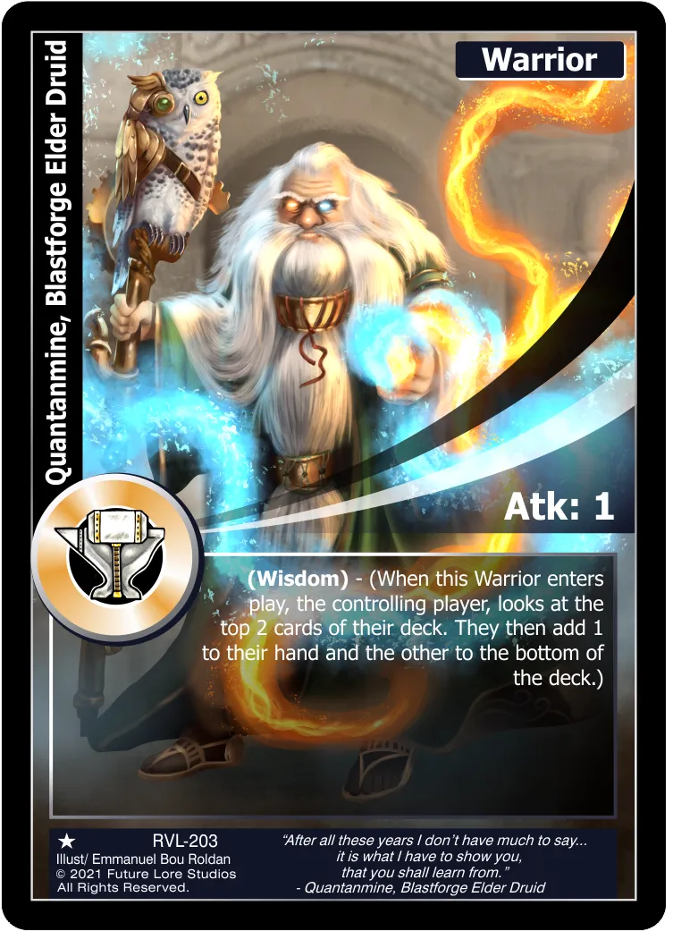 Quantanmine, Blastforge Elder Druid (Common) RVL-203