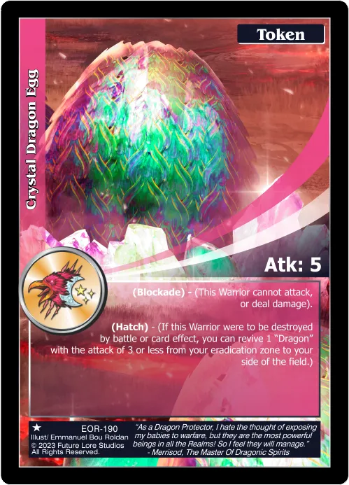 Crystal Dragon Egg (Common) EOR-190