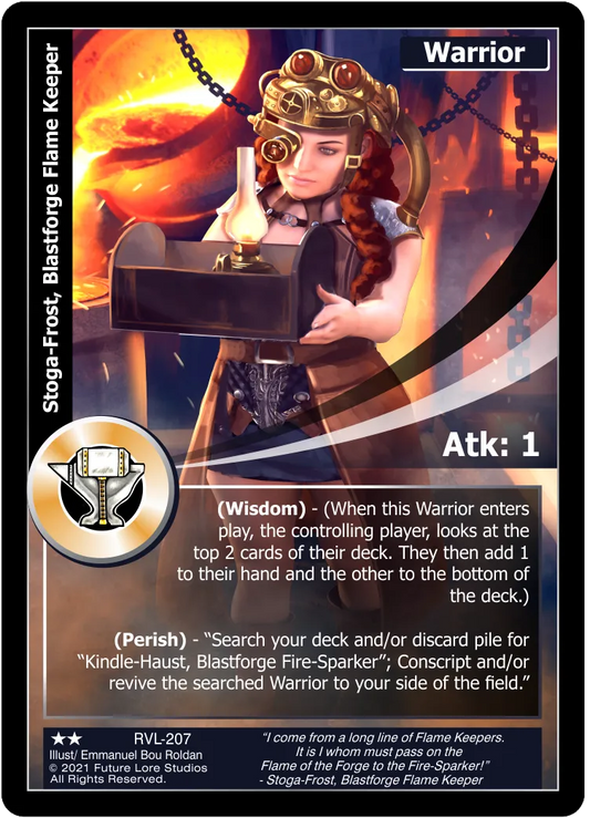 Stoga-Frost, Blastforge Flame Keeper (Uncommon) RVL-207