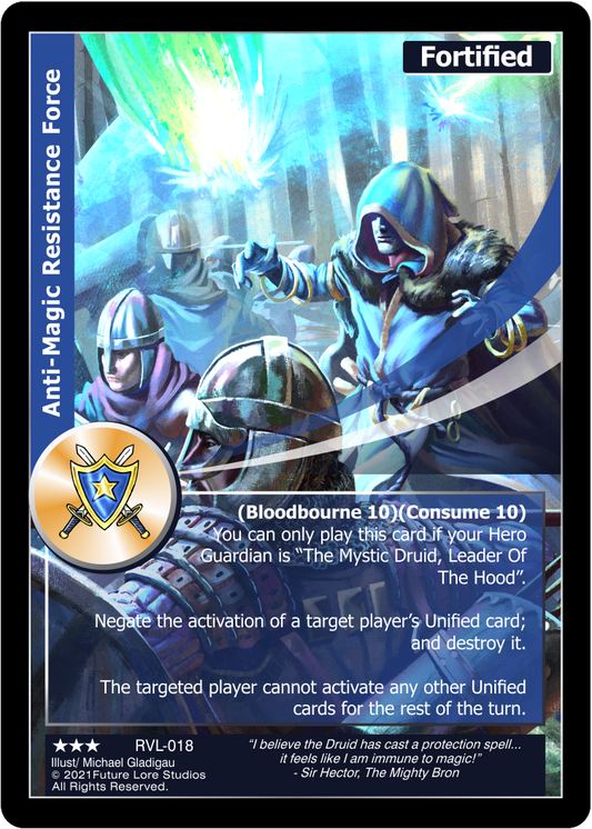 Anti-Magic Resistance Force (Rare) RVL-018