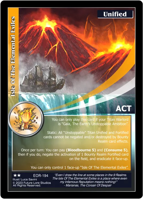 Isle Of The Elemental Exiles (Uncommon) EOR-194