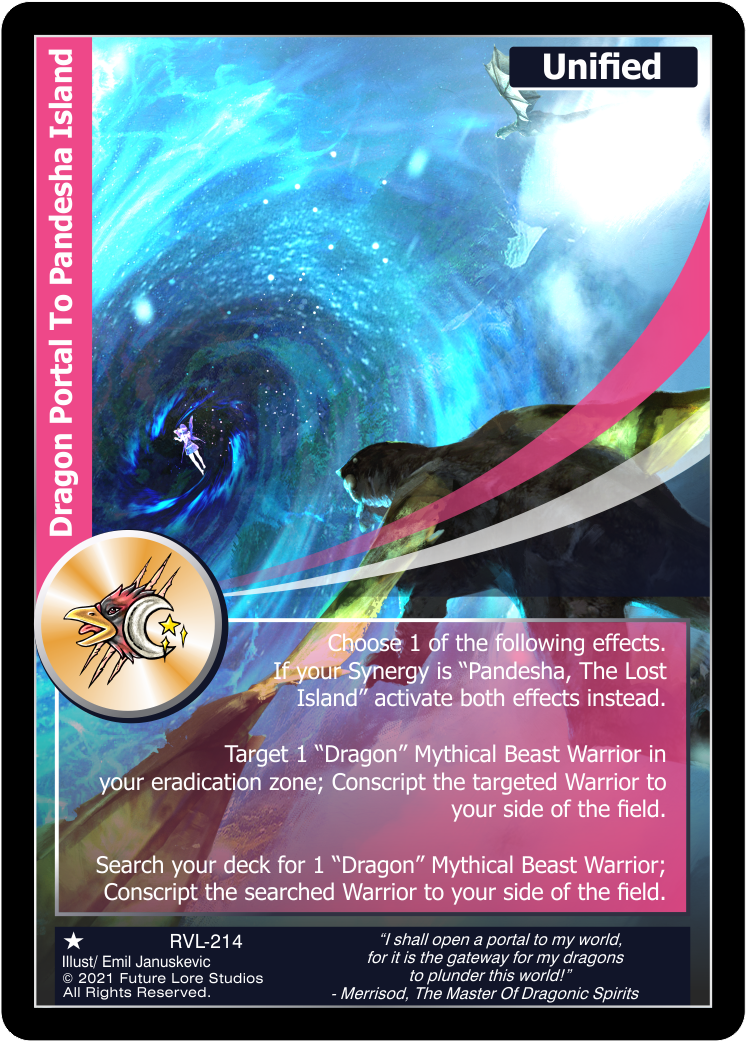 Dragon Portal To Pandesha Island (Common) RVL-214