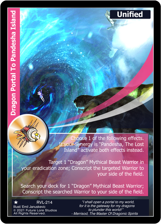 Dragon Portal To Pandesha Island (Common) RVL-214