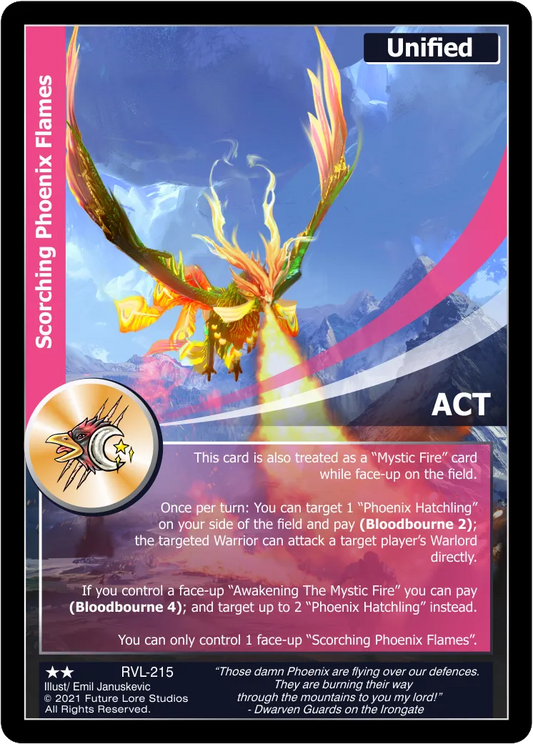Scorching Phoenix Flames (Uncommon) RVL-215