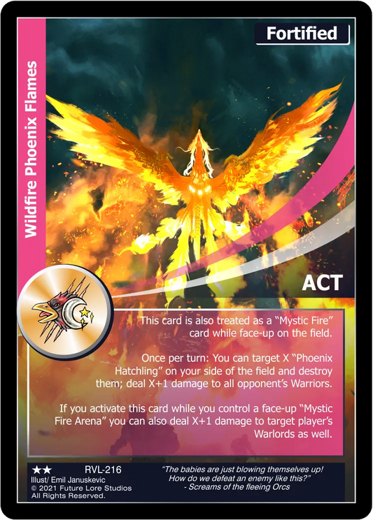 Wildfire Phoenix Flames (Uncommon) RVL-216