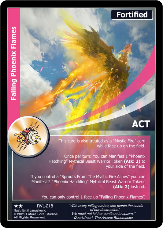 Falling Phoenix Flames (Uncommon) RVL-218