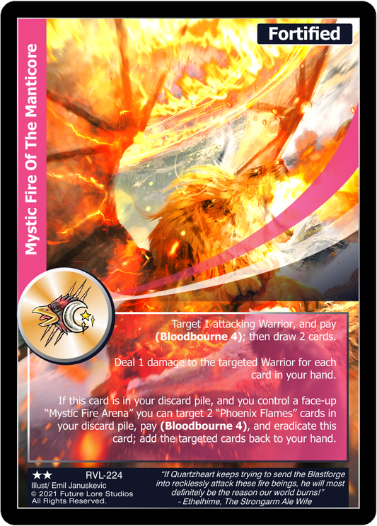 Mystic Fire Of the Manticore (Uncommon) RVL-224