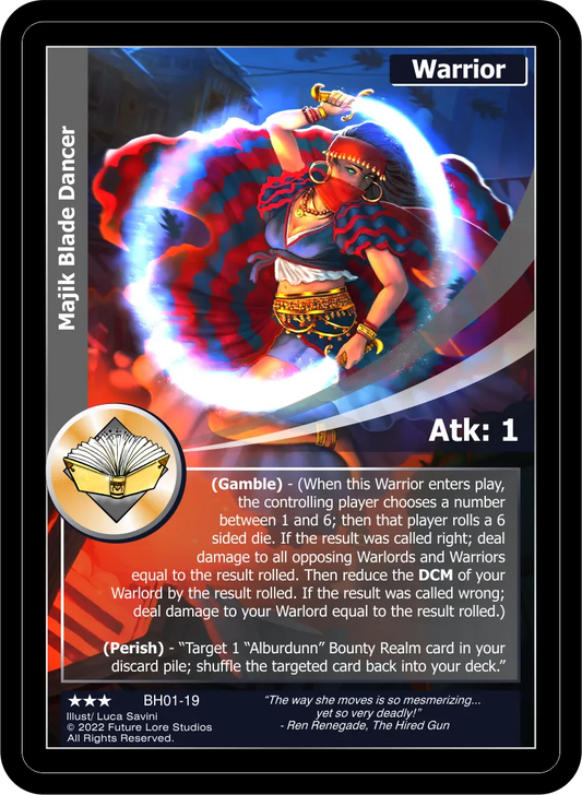 Majik Blade Dancer (Rare) BH01-19