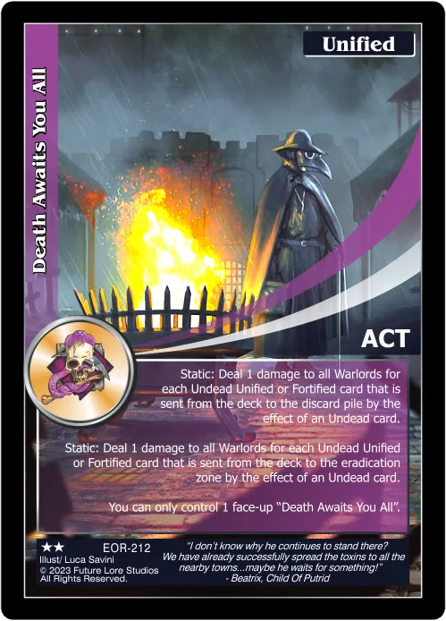 Death Awaits Us All (Uncommon) EOR-212