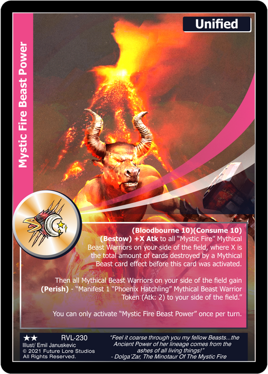 Mystic Fire Beast Power (Uncommon) RVL-230