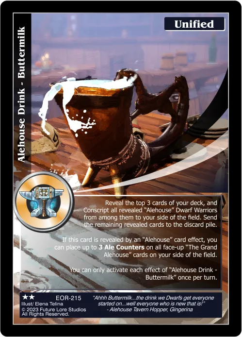 Alehouse Drink - Buttermilk (Uncommon) EOR-215