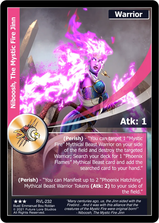 Niboosh, The Mystic Fire Jinn (Rare) RVL-232