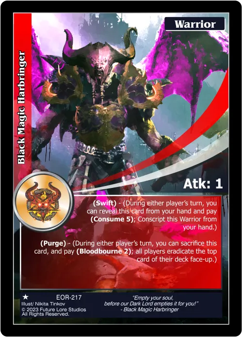 Black Magic Harbringer (Common) EOR-217