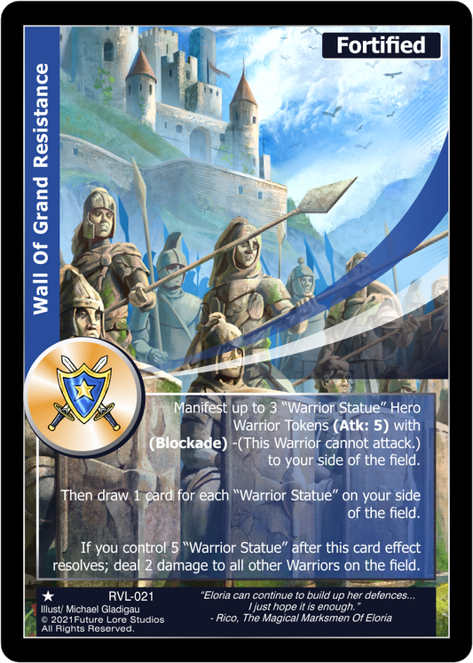 Wall Of Grand Resistance (Common) RVL-021