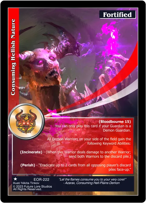 Consuming Hellish Nature (Common) EOR-222