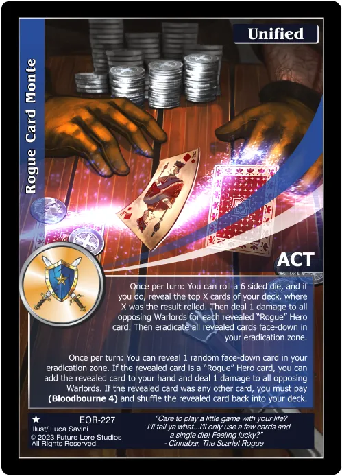 Rogue Card Monte (Common) EOR-227